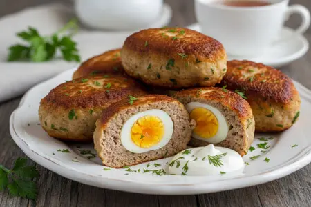 Зразы мясные с яйцом: сытно, вкусно и по-домашнему