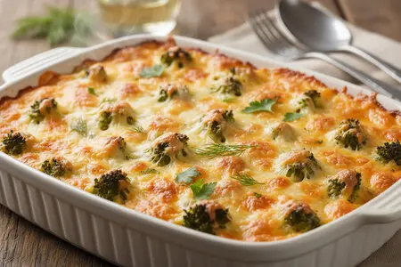 Запеканка из брокколи с сыром: вкусный и полезный ужин