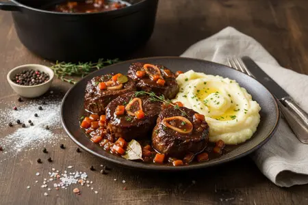 Говяжьи щёчки тушёные: нежное мясо для гурманов