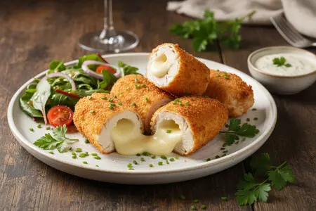 Куриные рулетики с сыром - нежный вкус и аппетитная подача