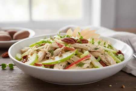 Салат из курицы с яблоком - свежий вкус и простота приготовления