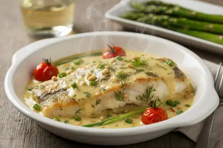 Пангасиус в сливочном соусе - нежно, быстро и вкусно!