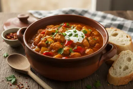Куриный гуляш - вкусный и сытный ужин