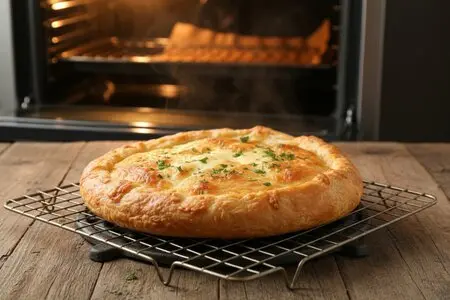 Пирог с сыром в духовке - просто и вкусно!