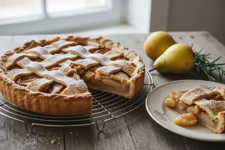 Шарлотка с грушами - нежный, ароматный пирог на каждый день