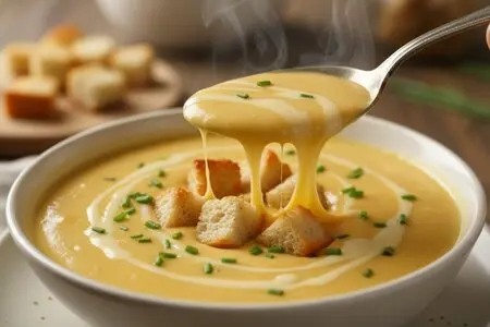 Суп со сливочным сыром - нежно и вкусно!