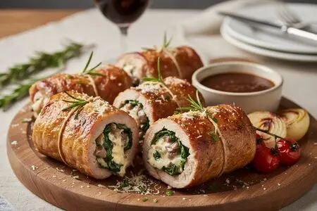 Мясные рулетики с начинкой - оригинально, сочно и очень вкусно