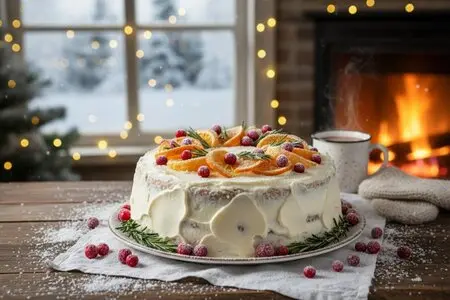 Апельсиновый торт: яркий вкус праздника