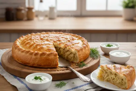 Пирог с квашеной капустой: как приготовить вкусно (классика и лучшие варианты)