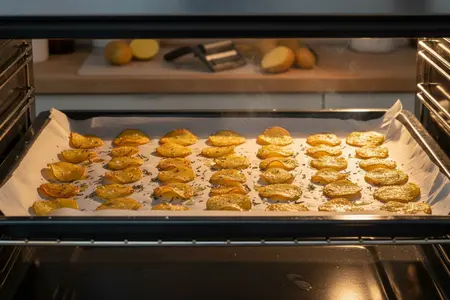 Картофельные чипсы в духовке: хрустящие, тонкие и без фритюра
