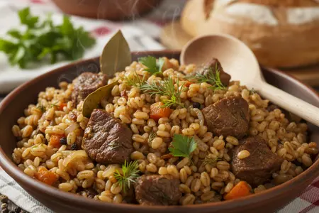 Перловка с мясом: сытный домашний рецепт (рассыпчато и вкусно)