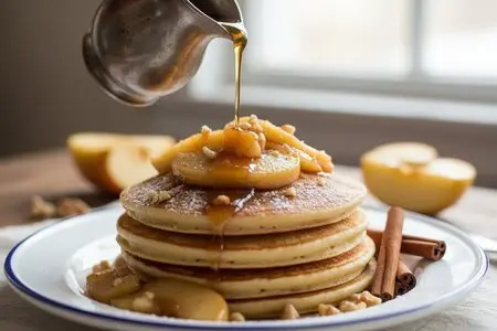 Блины с яблоками и корицей к Масленице - ароматный рецепт для всей семьи