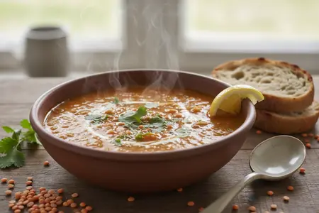 Чечевичный суп: густой, сытный и очень ароматный
