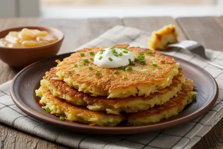 Блины с картошкой и луком на Масленицу: пошаговые рецепты и секреты