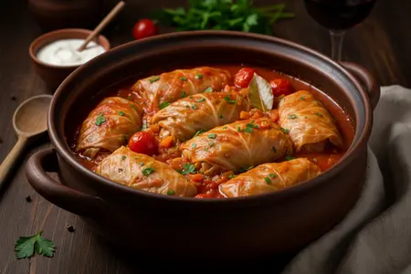 Постные голубцы с капустой, сытное и ароматное блюдо для постного меню