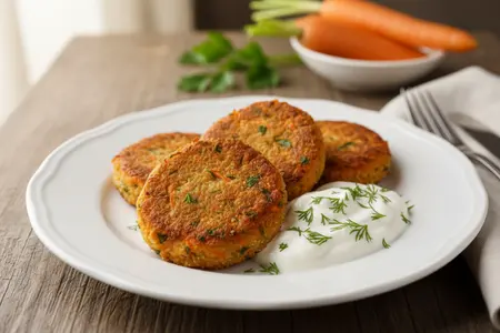Необычный вариант морковных котлет - с манкой и секретными ингредиентами