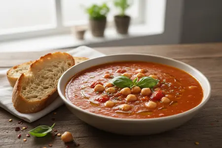 Томатный суп с нутом: вкусный и полезный рецепт