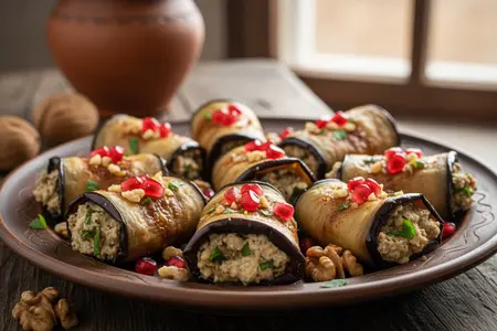 Закуска с характером: баклажаны с пряными орехами