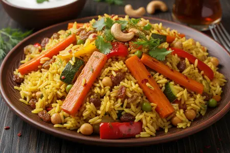 Плов с овощами: вкусно, ярко, полезно