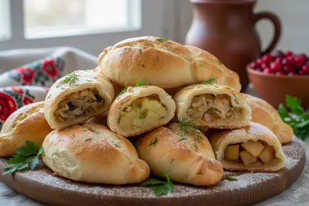 Постные пирожки с разными начинками: солёные и сладкие - лучшие рецепты