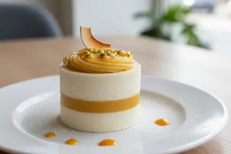 Муссовый десерт из кокоса и маракуйи к 8 марта