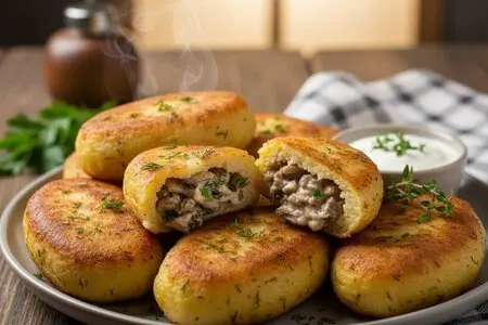 Картофельные зразы с грибами: классика домашней кухни