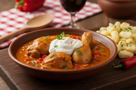 Аутентичный паприкаш из курицы - раскрываем секреты венгерской кухни