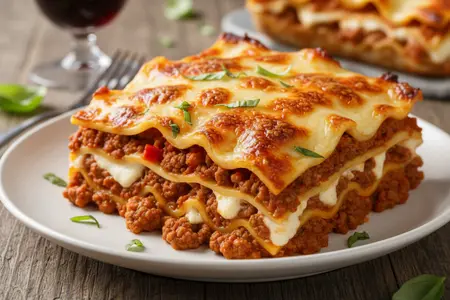 Золотистая корочка, сочный фарш и сливочный бешамель: идеальная лазанья