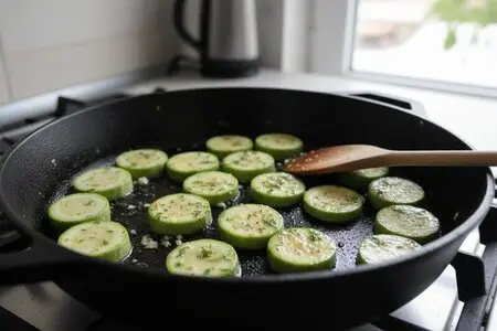 Кабачки на сковороде: быстро и вкусно!