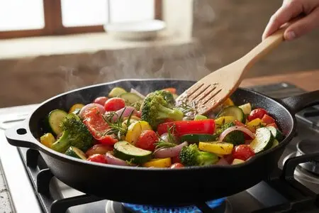 Тушёные овощи на сковороде: вкусно, просто, полезно