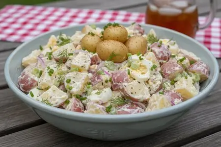 Картофельный салат: лучшие рецепты и варианты