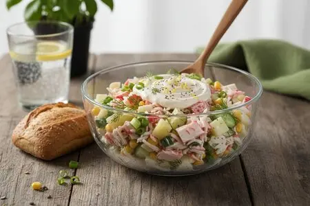 Постный крабовый салат: лучшие рецепты и советы