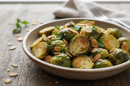 Как приготовить брюссельскую капусту с миндалем во время поста - просто и вкусно