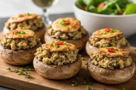 Фаршированные шампиньоны: классический рецепт и вариации начинки