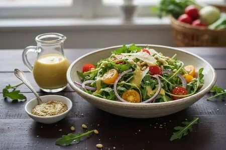 Экспериментальное блюдо месяца: салат с рукколой и горчицей