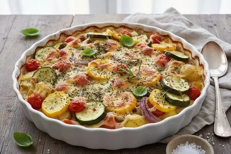 Овощная запеканка с прованскими травами - яркий вкус сезонных овощей в Пост