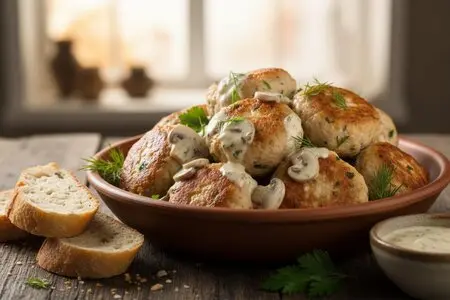 Куриные тефтели с кабачком и овсяными хлопьями: легкое и питательное блюдо