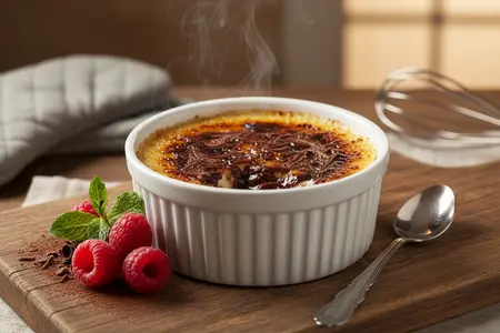 Шоколадное крем‑брюле: классический рецепт с объяснением ключевых этапов
