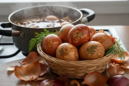 Луковая шелуха как натуральный краситель: пошаговые инструкции для разных техник окрашивания