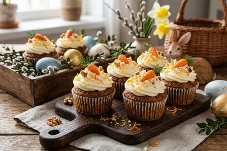 Пасхальные морковные кексы с орехами и цедрой - лучшие рецепты и советы