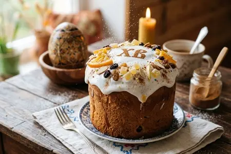 Кулич с имбирём и корицей: пряный вкус и аромат к Пасхе