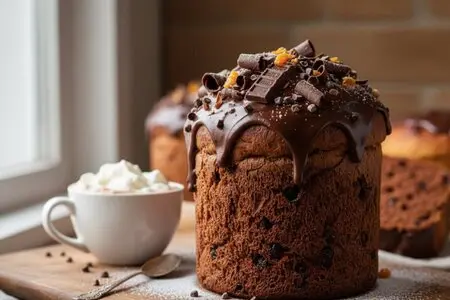 Шоколадный кулич на Пасху: рецепт с какао и тёмным шоколадом