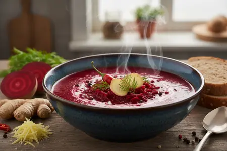 Острый свекольный суп с имбирем: яркий вкус, польза и лучшие рецепты