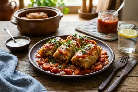 Постные голубцы с грибами и гречкой - сытное блюдо в Пост