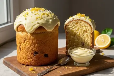 Кулич с заварным кремом и лимонной цедрой: яркий вкус Пасхи