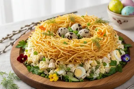 Пасхальные салаты: ярко и вкусно