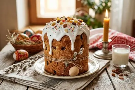 Кулич с топлёным молоком и изюмом: лучшие рецепты, секреты и советы