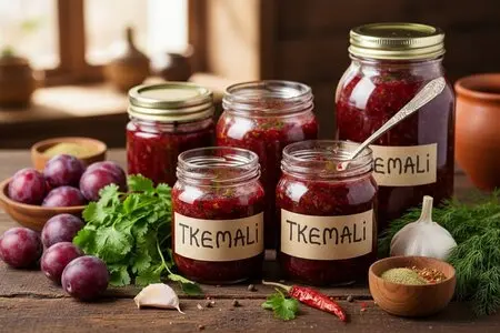 Домашний ткемали на скорую руку - знаменитый грузинский соус