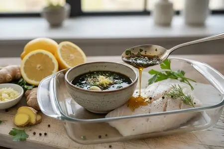 Острый маринад с соевым соусом для рыбы - сочность и насыщенный вкус