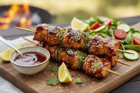 Шашлык из курицы с кунжутом и соусом терияки: рецепты, советы, FAQ